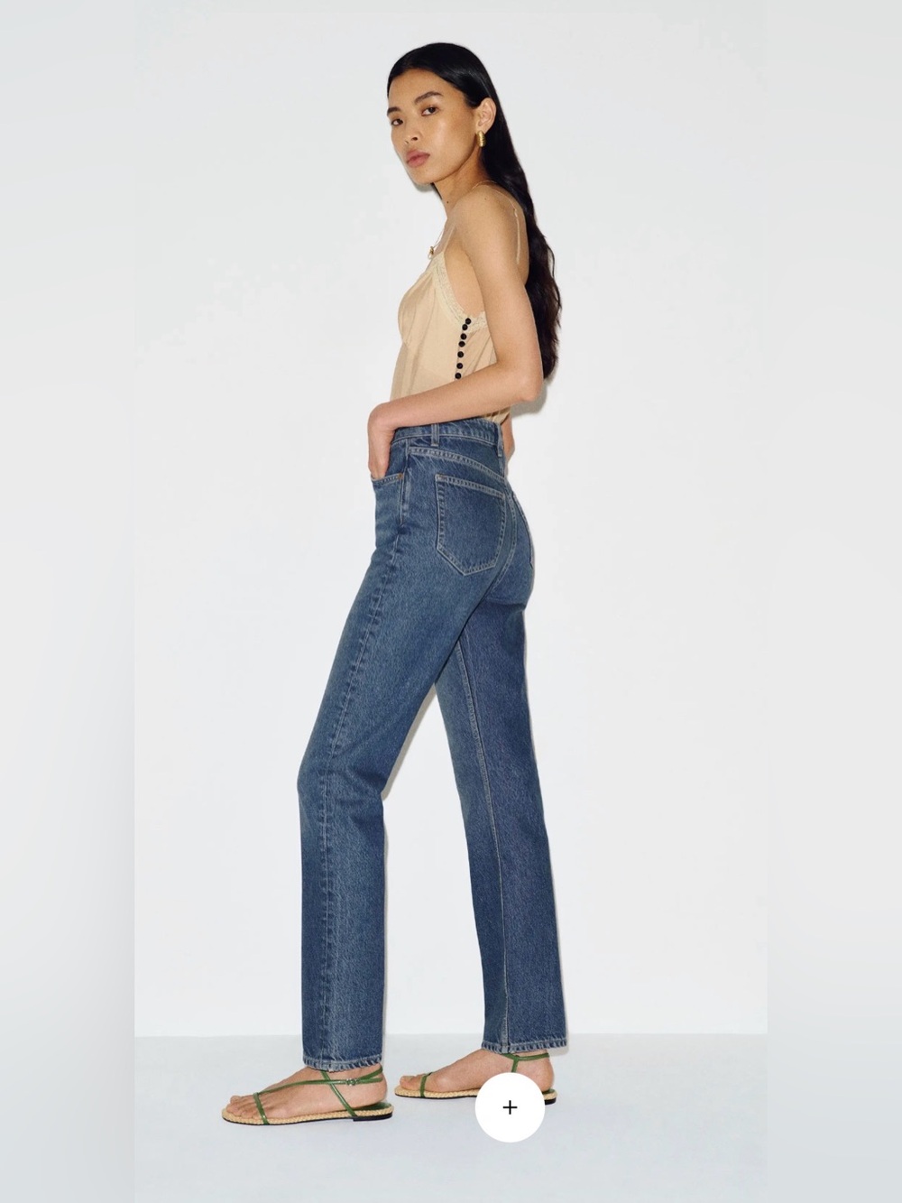 NWT Reformation Cynthia High-Rise Straight Jeans Lanier wash size 26